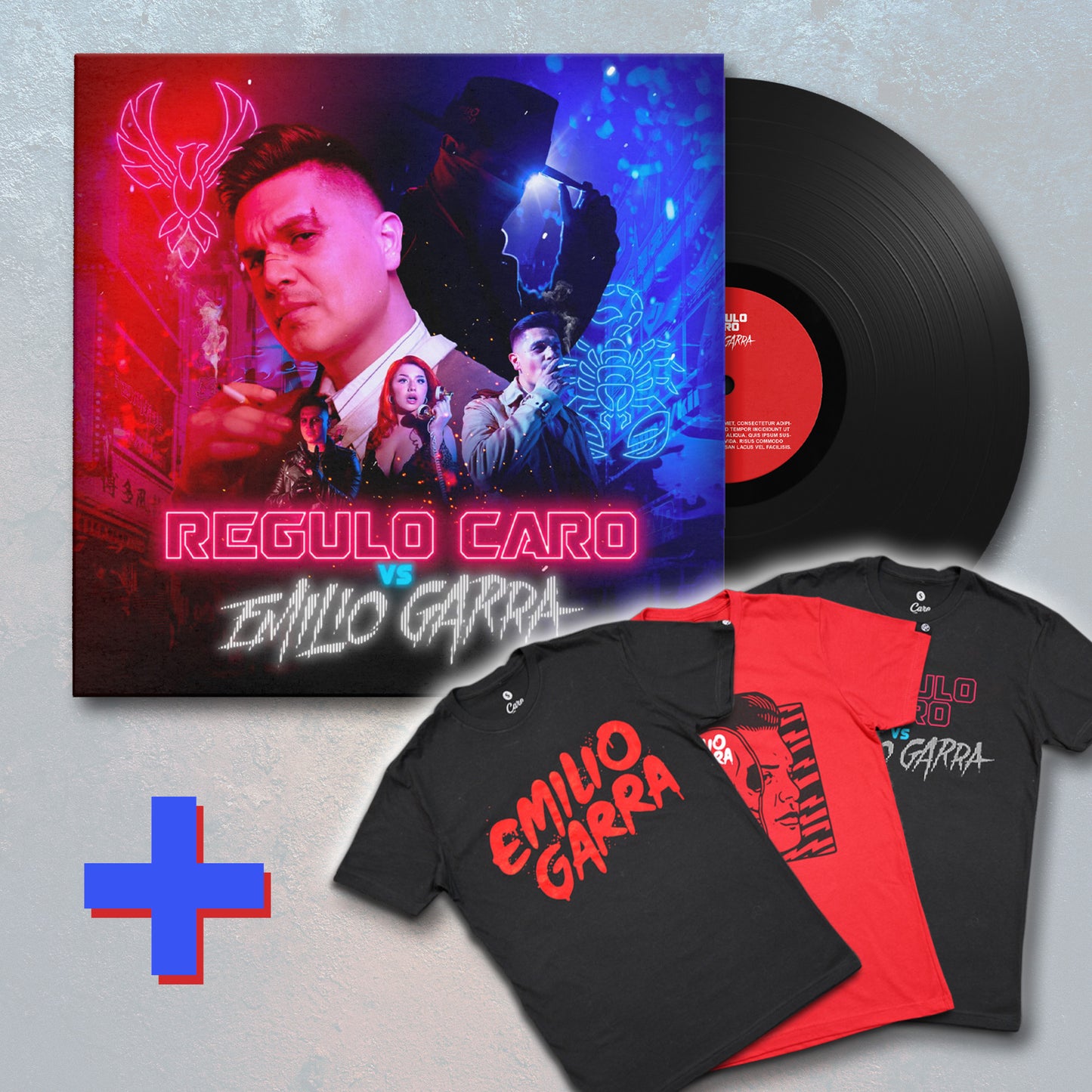 Regulo Caro vs. Emilio Garra Vinyl + Camisa